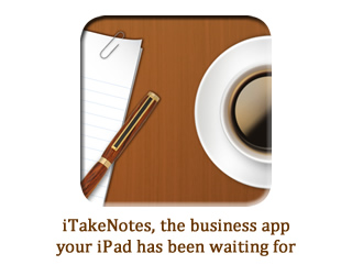 iTakeNotes, for your meeting notes